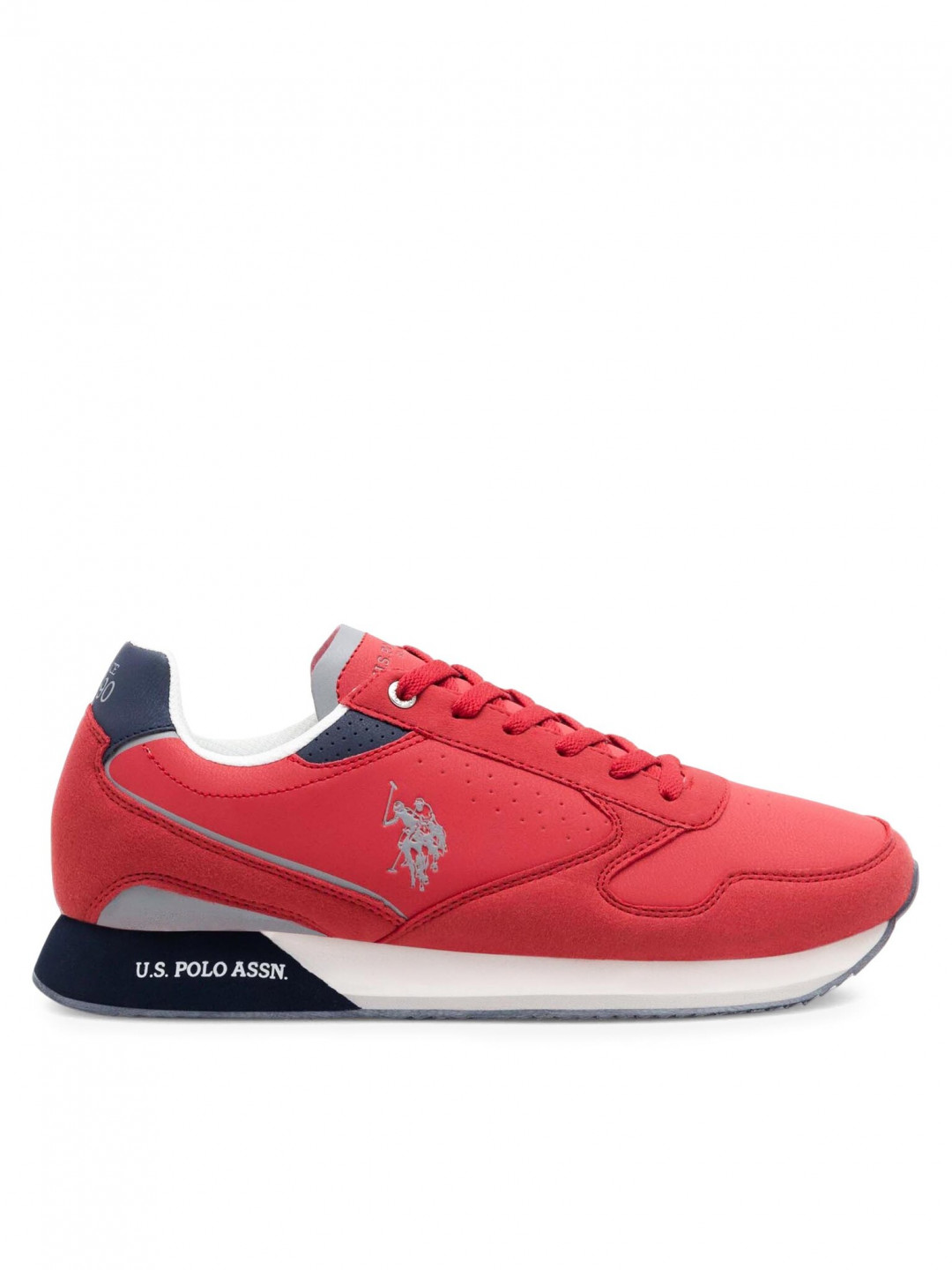 U S Polo Assn Sneakersy NOBIL003M CHY4 Červená